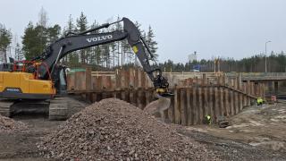 Länsimäentie-rakennustyöt