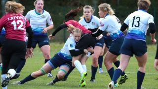 Suomen rugbyn naisten maajoukkueen pelaajia