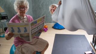 Hannele Lauri elokuvassa 70 on vain numero