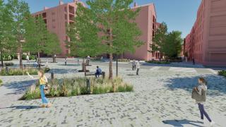 Havainnekuva Muuran kaupunkikylät 2 -alueelta.