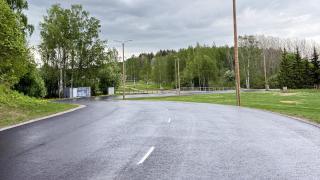 Hakunilan urheilupuiston rullahiihtorata.