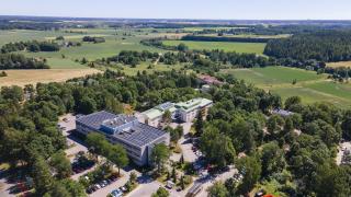 Katriinan sairaala ja Katrinebergin kartano.