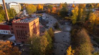 Ilmakuvaa Tikkurilasta. 