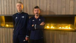 Joonas Korhonen (vas.) ja Ville Lång.