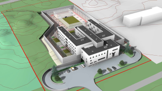 Havainnekuva Itä-Hakkilan säilöönottoyksiköstä