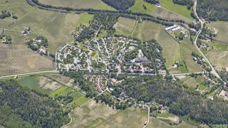Havainnekuva Katrinebergin Kotilaitumet-kilpailuehdotuksesta.