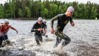Vantaa Triathlonin osallistujia