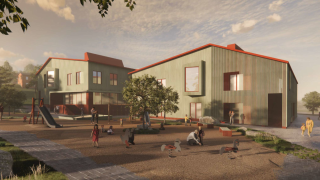 Havainnekuva päiväkoti Silvasta.