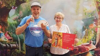 Philippe (vas.) ja Merja Todaron.