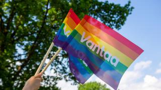 Kesäkuussa 1.6.–30.6 Vantaalla juhlitaan yhdenvertaisuutta Pride-tapahtumin.