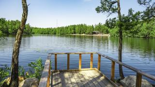 Kuusijärven maisemia.