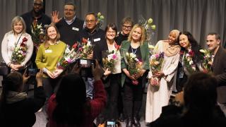 The employees and organizational partners of the SMILE project will be presented with flowers at the closing seminar of the project at the Science Centre Heureka on December 12, 2024.