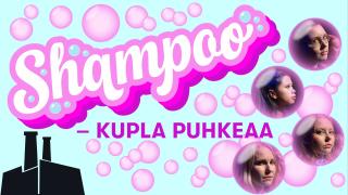 Vantaan musiikkiopiston Shampoo-musiikkiteatteriesityksen kuvitus.