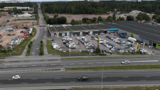 Ilmakuvassa näkyy Toinen savu Kehä III:n suunnasta.