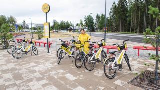 Vantaan kaupunkipyöriä.