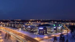 Aviapolis yöllä