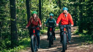 Fatbikejä Kuusijärvellä