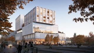 havainnekuva Kielotie 13 hybridirakennuksesta.