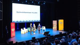 Kuva hyvinvointiseminaarista Keravalta 14.12.2024.