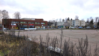 Tyhjä tontti Korsossa.