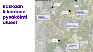 Raskaan ajoneuvon pysäköinnit