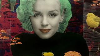 taidekuva Marilyn Monroe Delascon teoksesta.