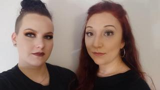 tulevat lähihoitajat Kristiina Lahti ja Julia Kovacs.