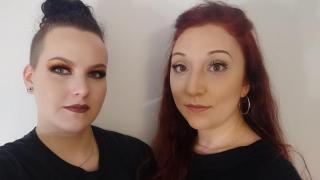 tulevat lähihoitajat Kristiina Lahti ja Julia Kovacs.