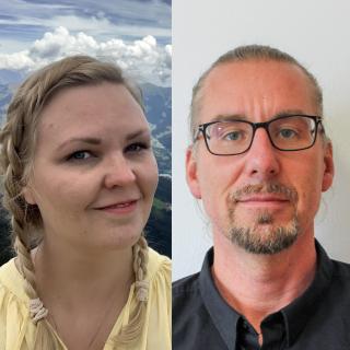 Annina Vuorsalo ja Ville Selonen.