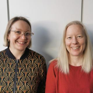 Satu Onnela ja Marika Orava yhteiskuvassa. 