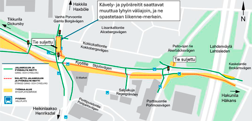 Vanhaporvoontie-sulku