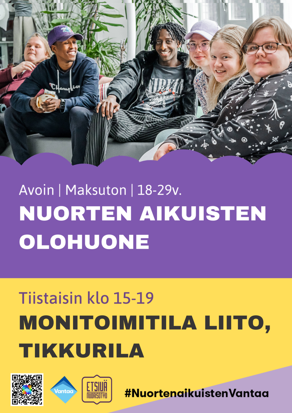Tiksin olkkari -juliste.