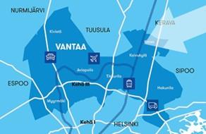 Korson toimistokeskus kartta