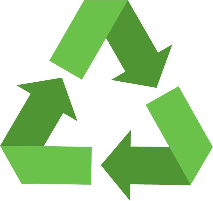 Kolma vihreää nuolta muodostaa kolmion