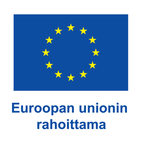 Euroopan unionin rahoittama -logo.