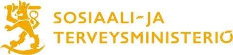 Sosiaali- ja terveysministeriön tunnus.